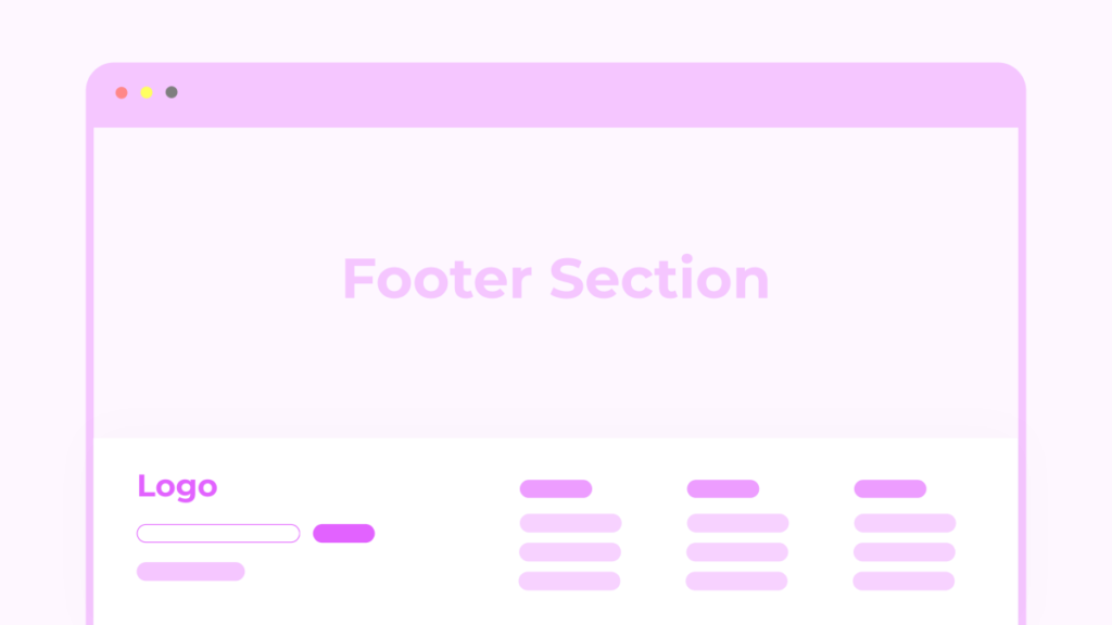 footer sections collection
