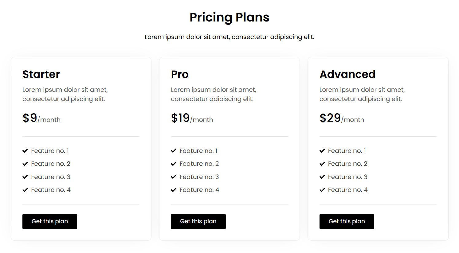 pricing 1