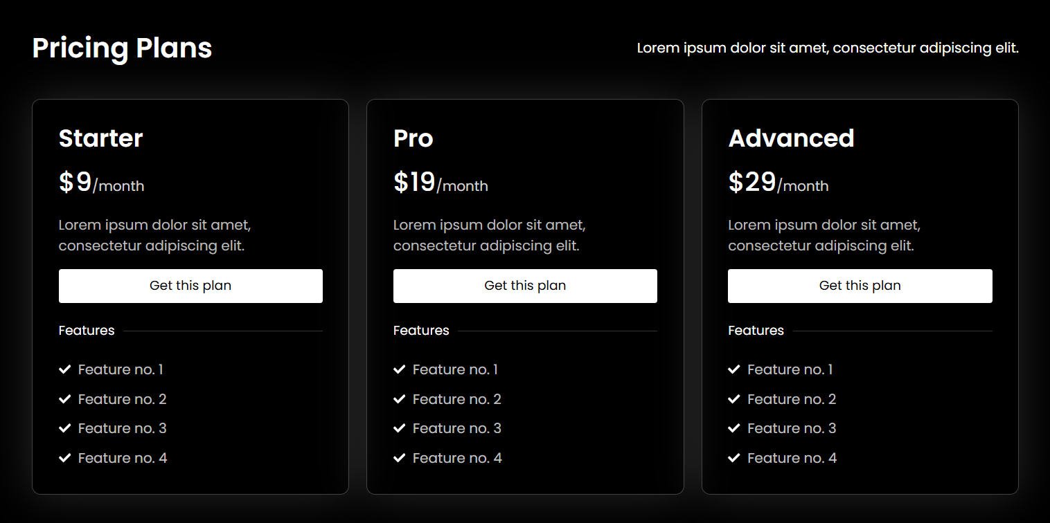 pricing 3 dark