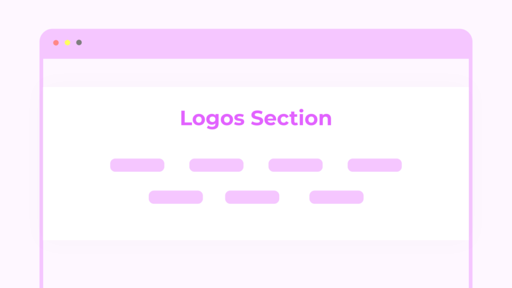 logos section templates elementor