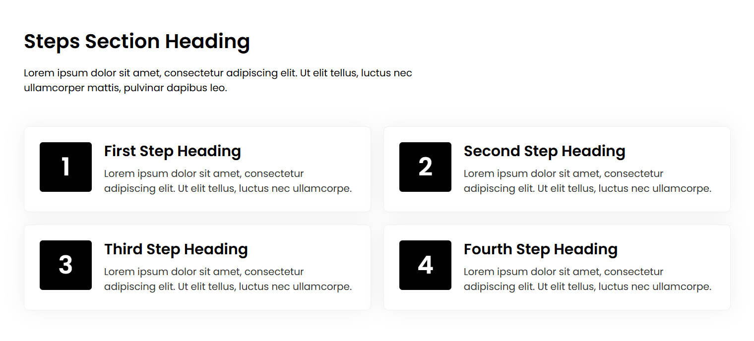 steps 4