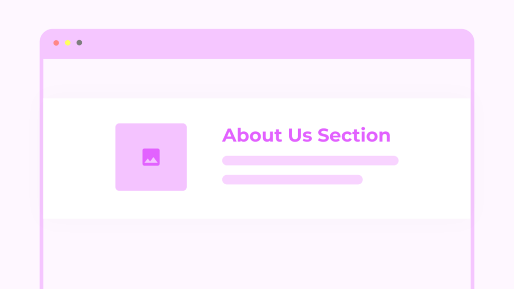 about us section templats