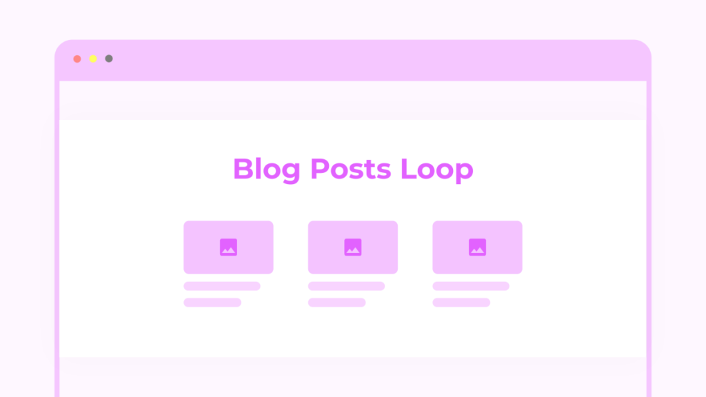 blog posts loop templates elementor