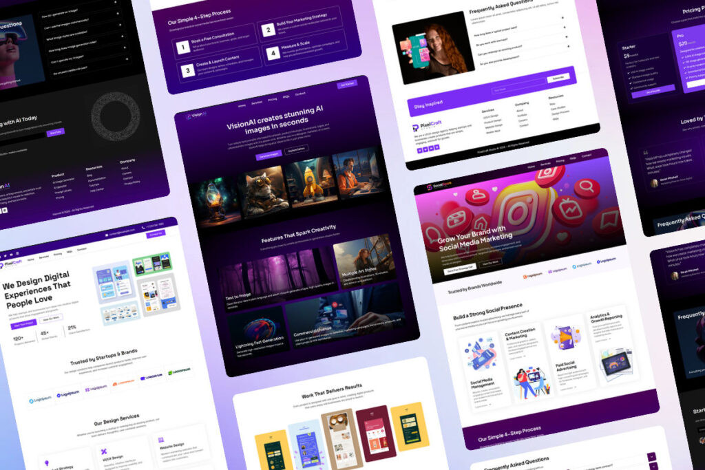 element shogun landing pages collection